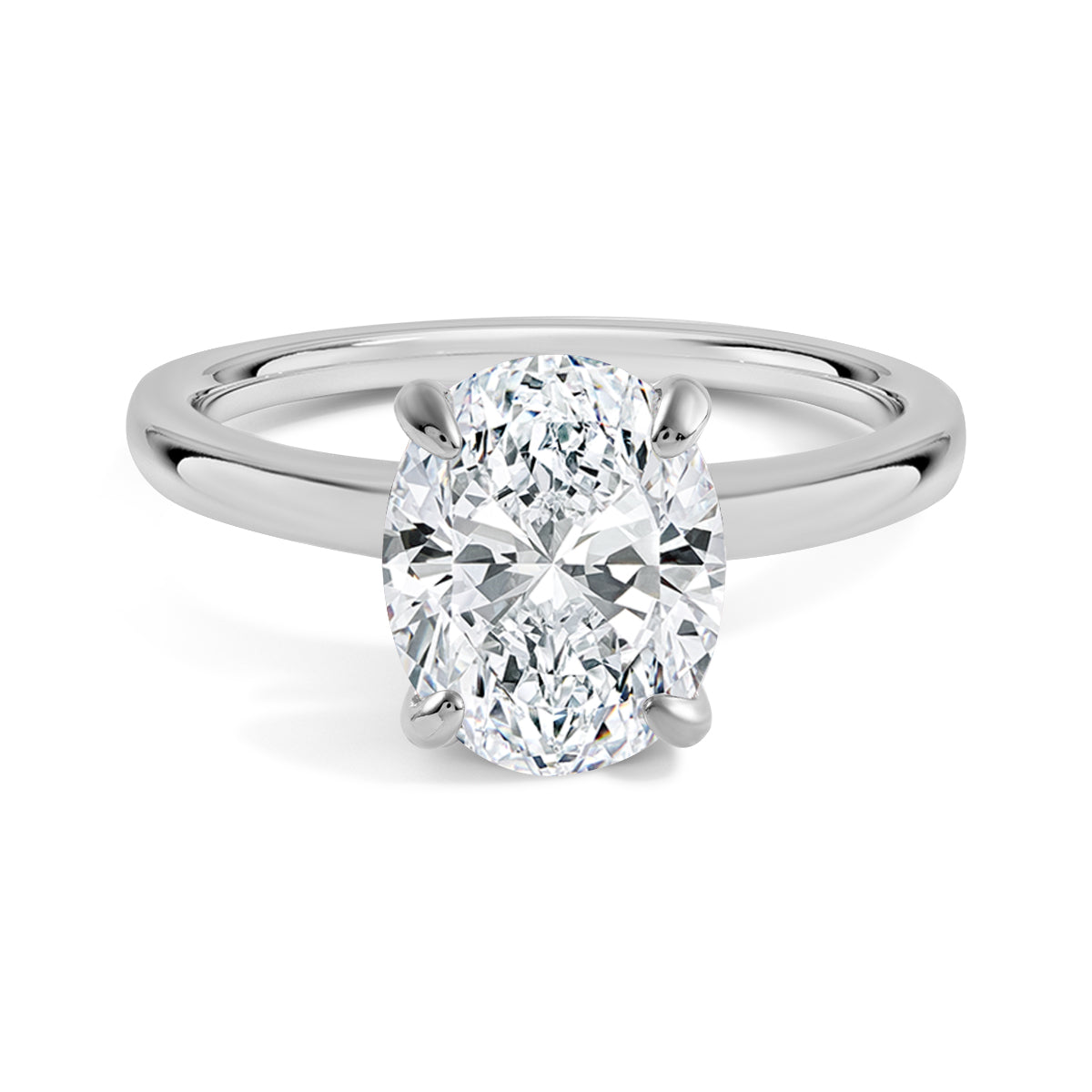 Lustrous Moissanite Elegance Ring