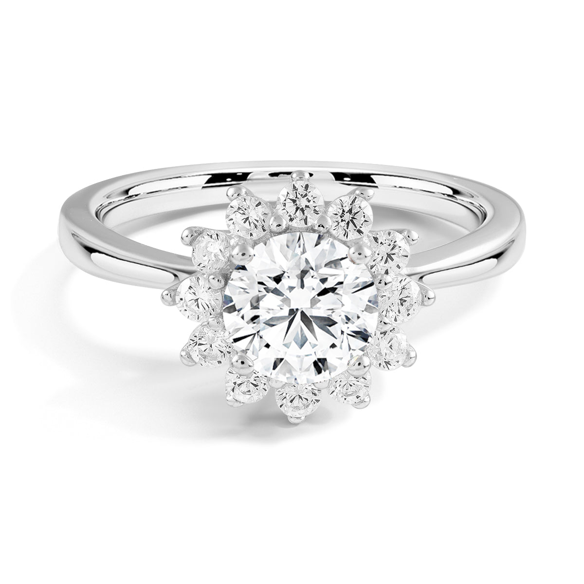 Luminous Grace Moissanite Ring