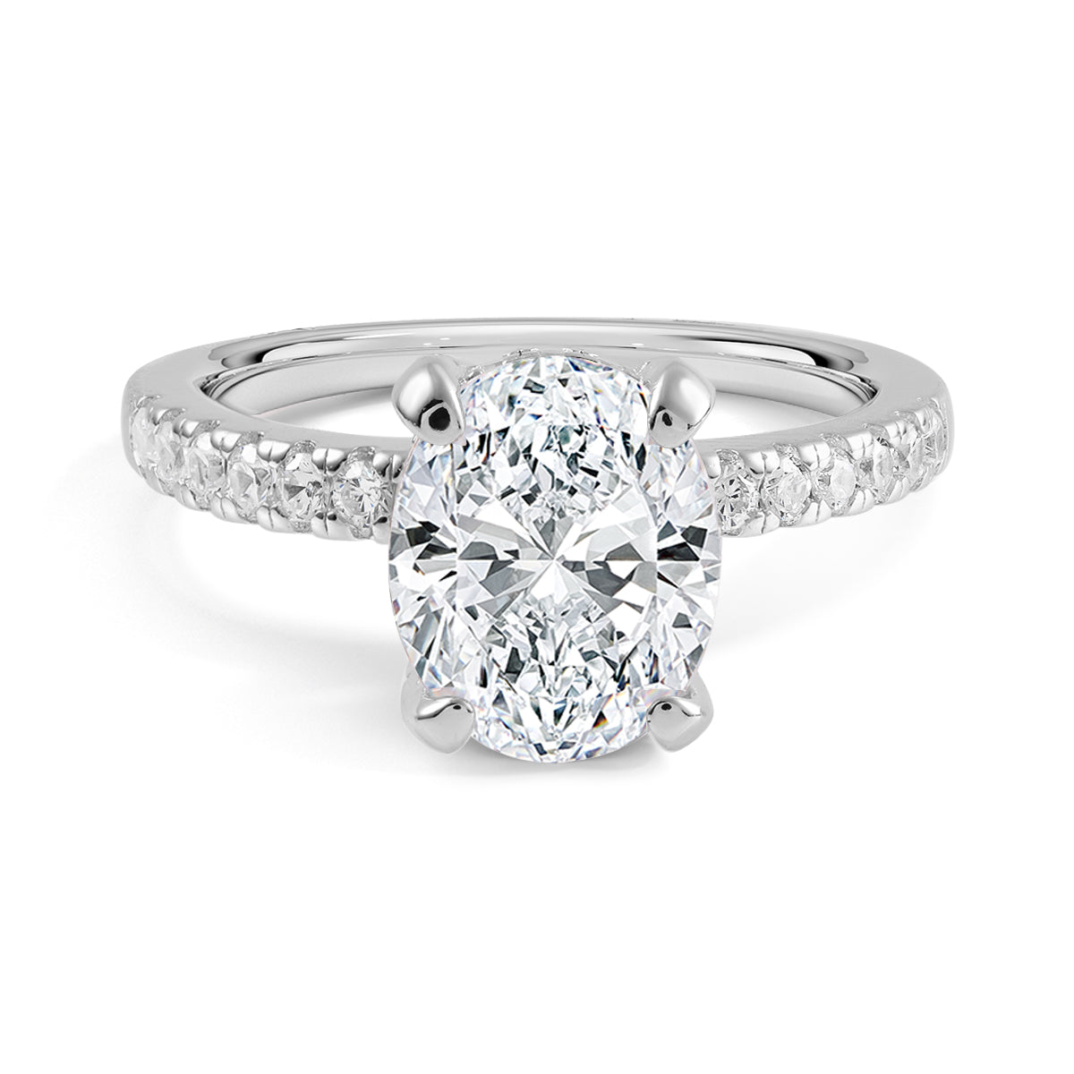 Eternal Radiance Moissanite Solitaire Ring