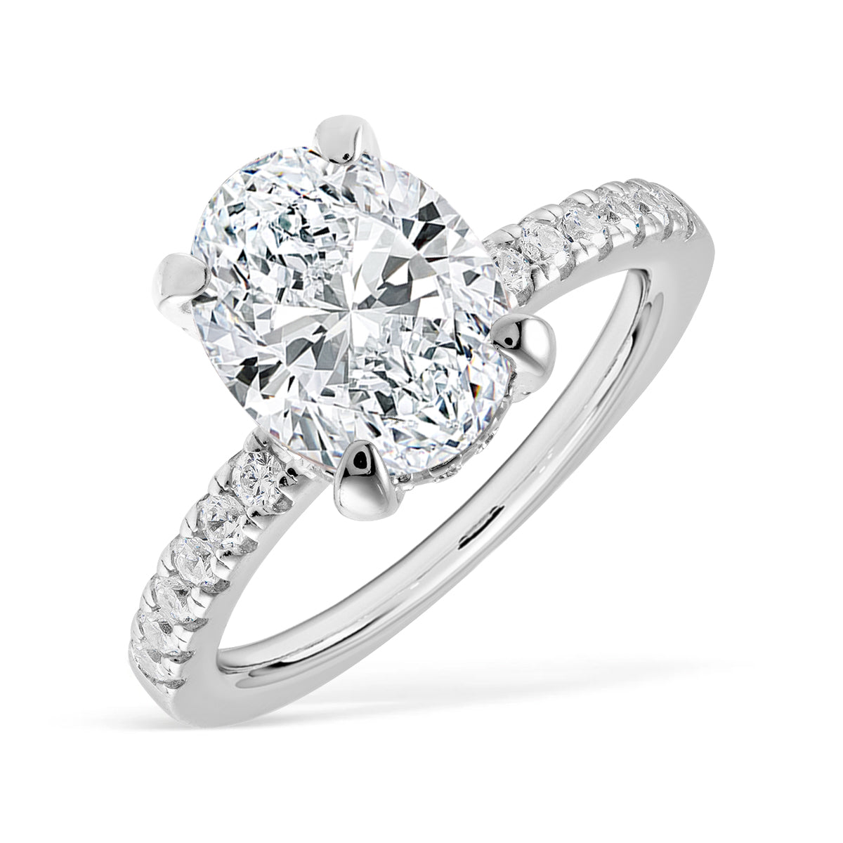 Eternal Radiance Moissanite Solitaire Ring