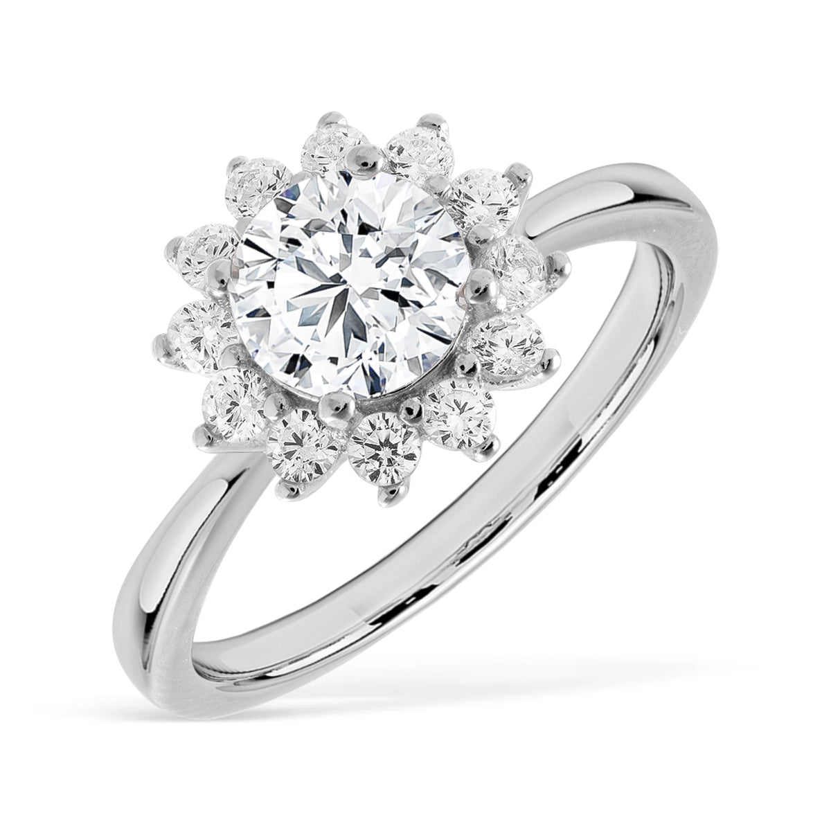 Luminous Grace Moissanite Ring