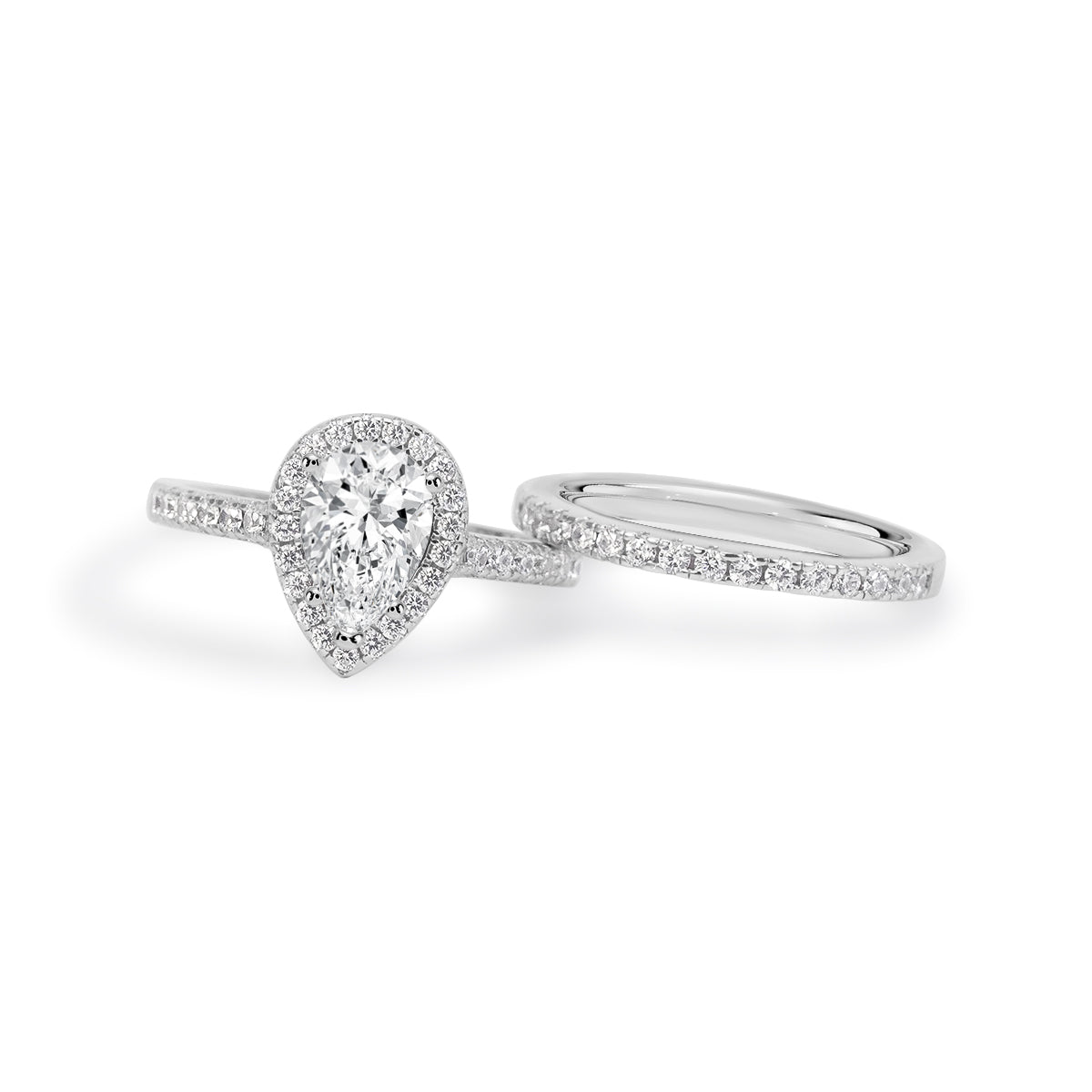 Isabella Moissanite Sterling Silver Ring