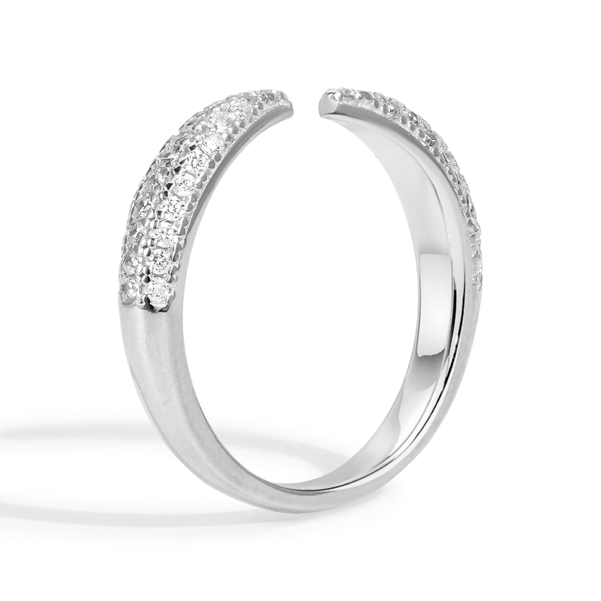Moissanite Solitaire Engagement Ring