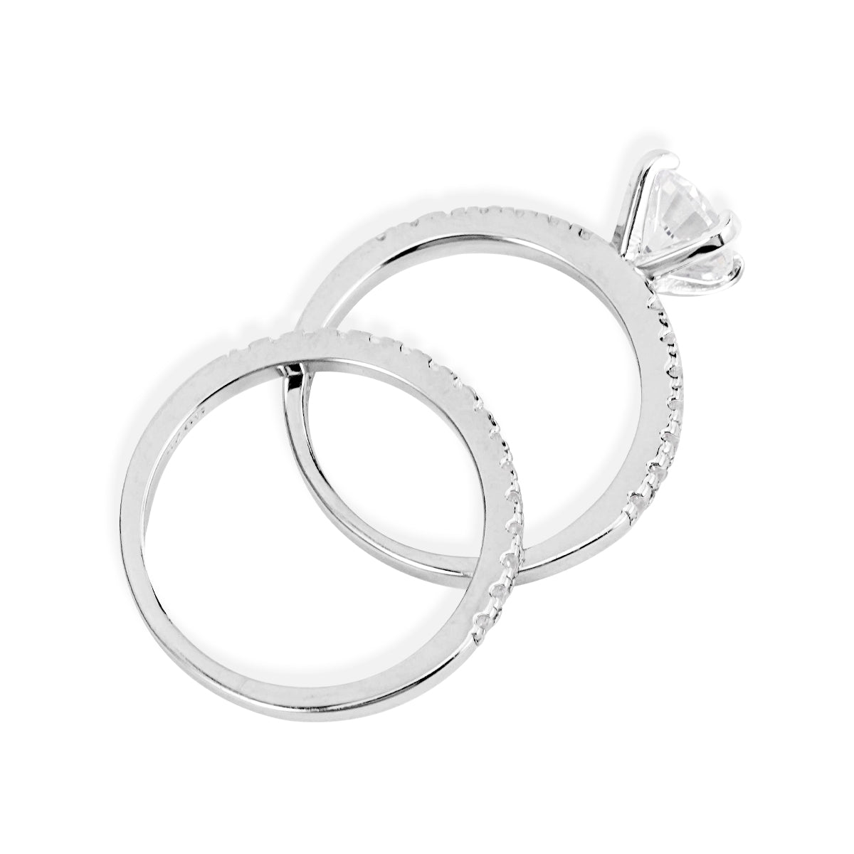 Lustrous Promise Moissanite Ring