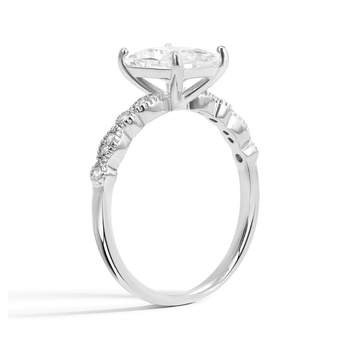 Eternal Grace Moissanite Solitaire Ring