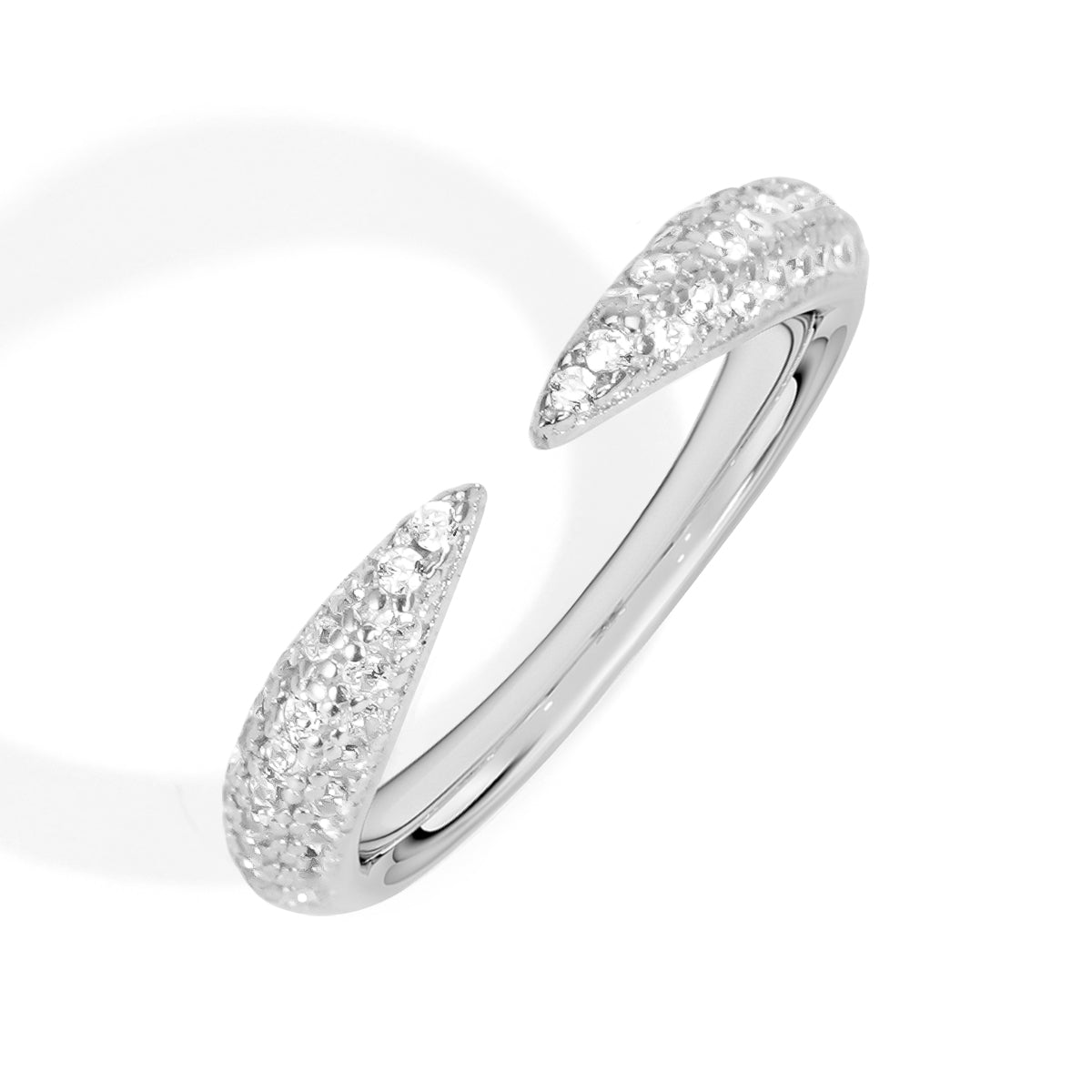 Moissanite Solitaire Engagement Ring