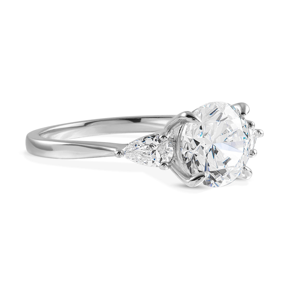 Eternal Blossom Moissanite Engagement Ring