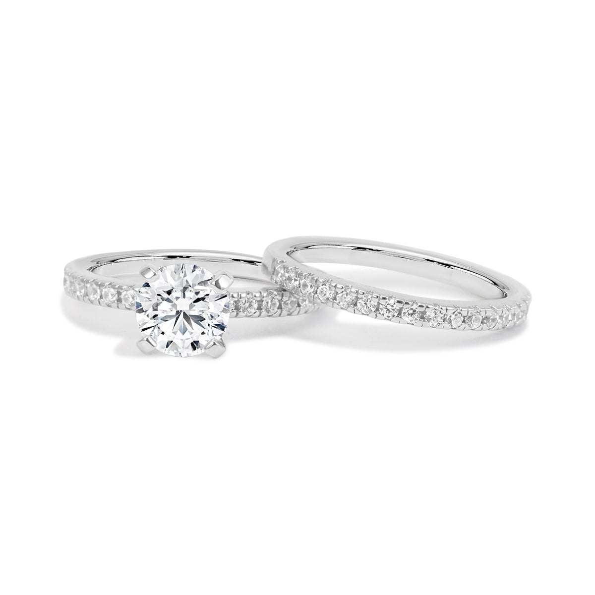Lustrous Promise Moissanite Ring