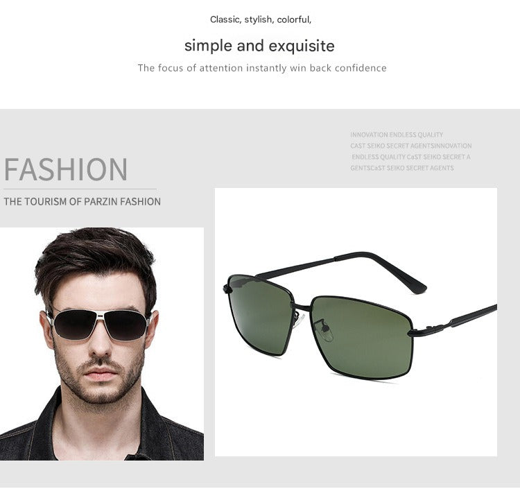 Idir Gold Olive Polarized Sunglasses