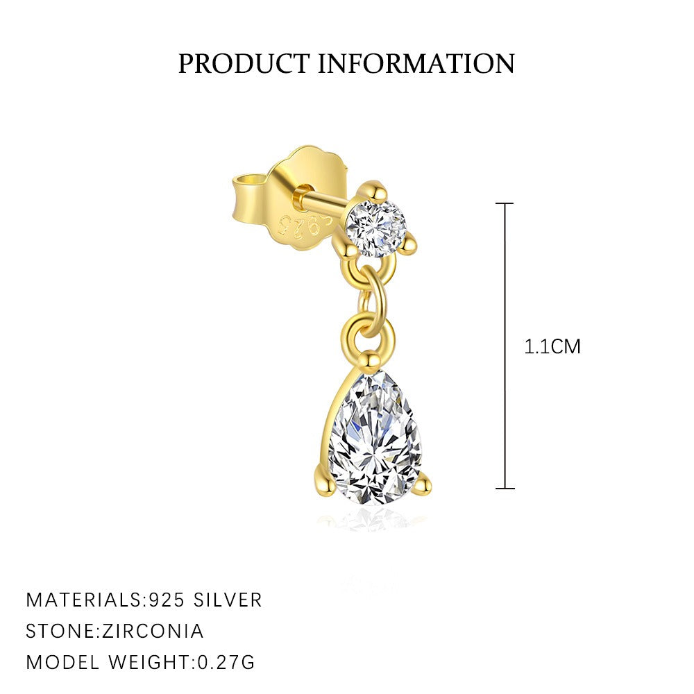 Aurielle Golden Dewdrop Earrings