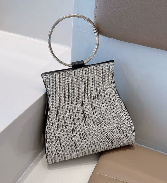 Luxe Shimmering Handbag - Elegant and Versatile  Bag