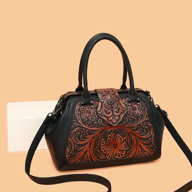 Amalfi Italian Leather Handbag – Timeless Elegance