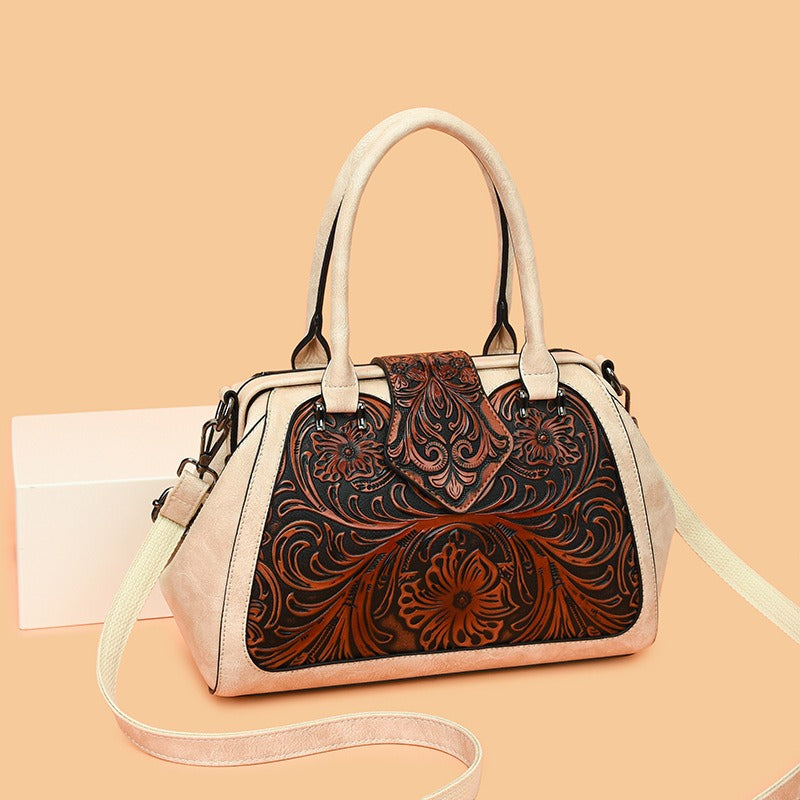 Amalfi Italian Leather Handbag – Timeless Elegance