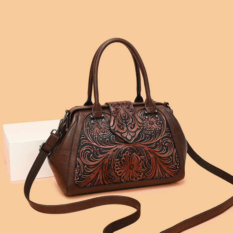 Amalfi Italian Leather Handbag – Timeless Elegance