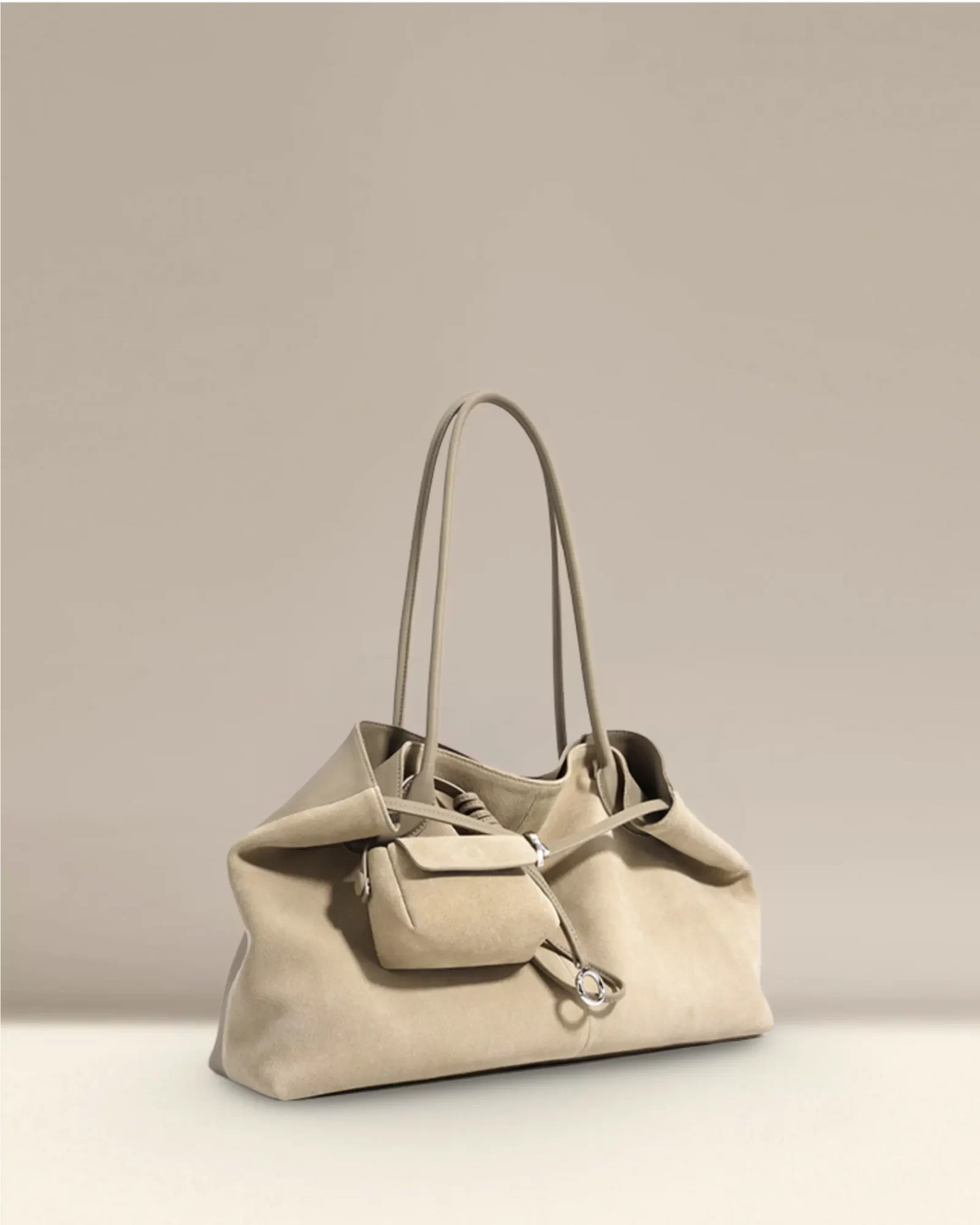 Elegant Suede Commuter Tote