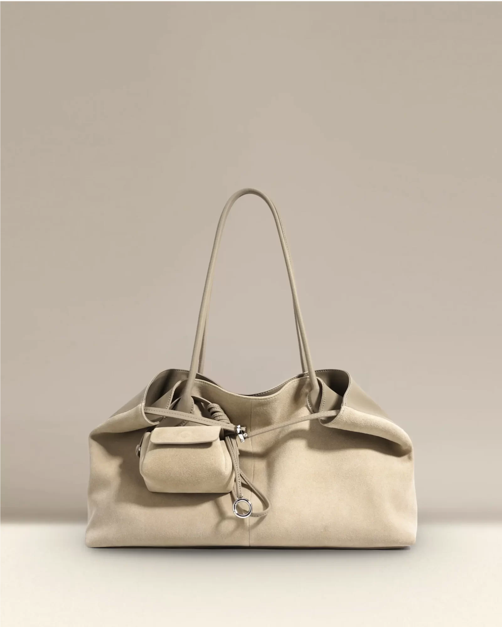 Elegant Suede Commuter Tote