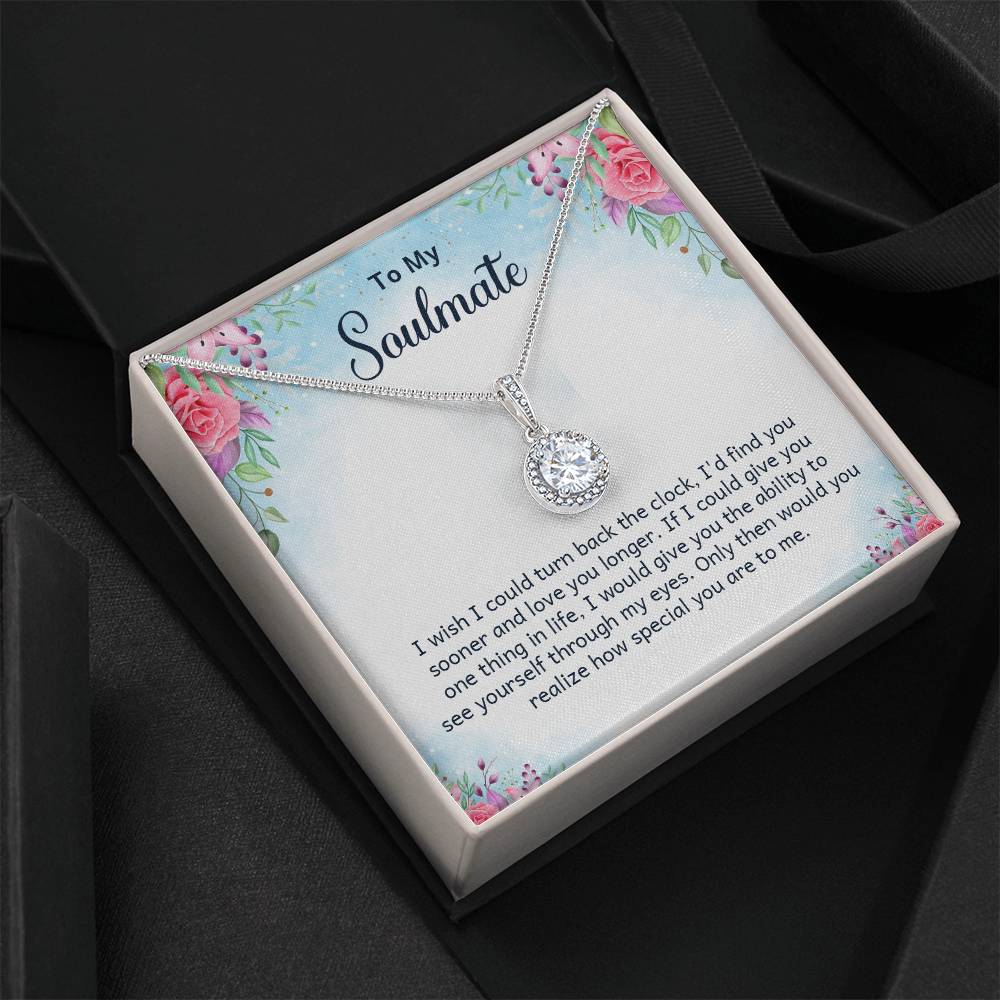 To My Soulmate Hope Pendant Necklace