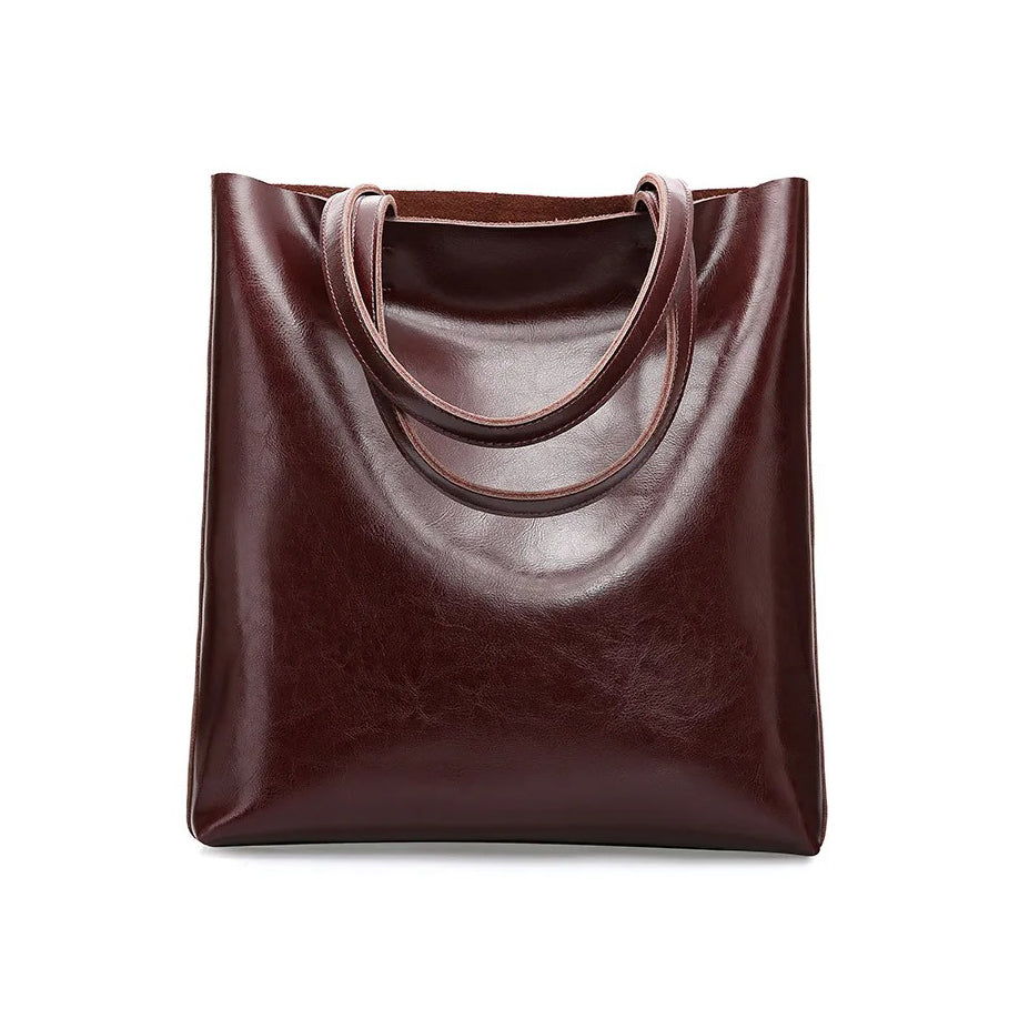 Structured Leather Tote