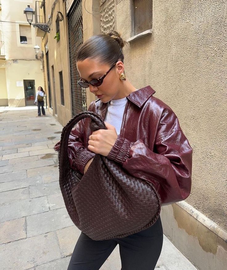 Aurelle Luxe Woven Handbag