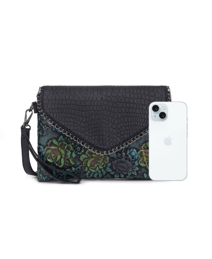 VelvetBloom Luxe Chain Crossbody