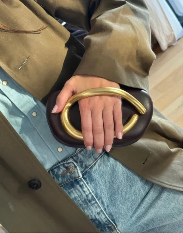 Mother-of-Pearl Box Clutch