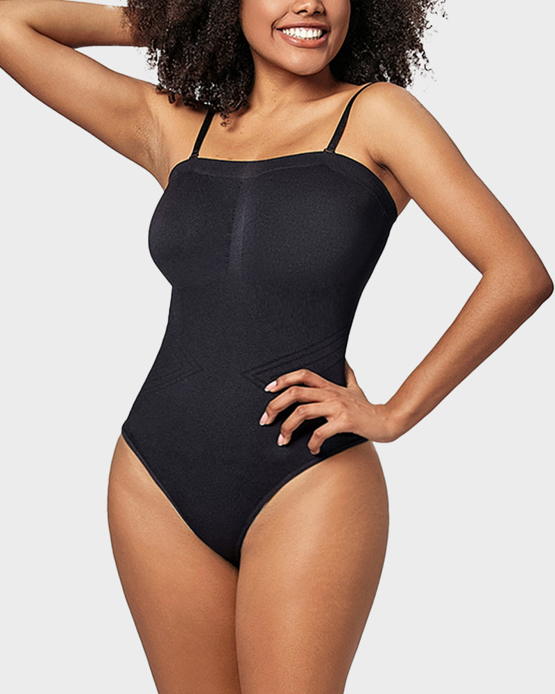 Seamless Strapless Shaping Bodysuit