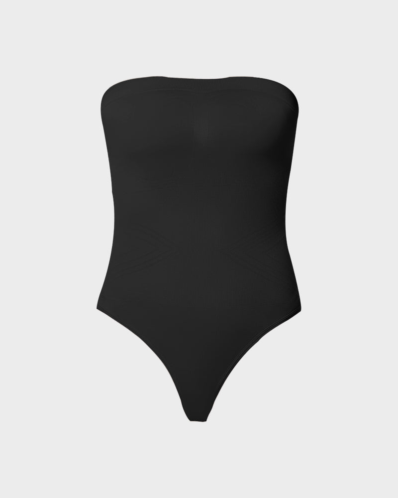 Seamless Strapless Shaping Bodysuit