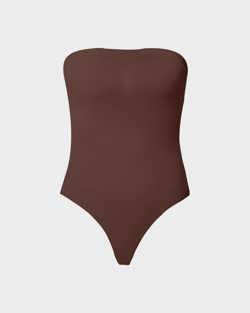 Seamless Strapless Shaping Bodysuit
