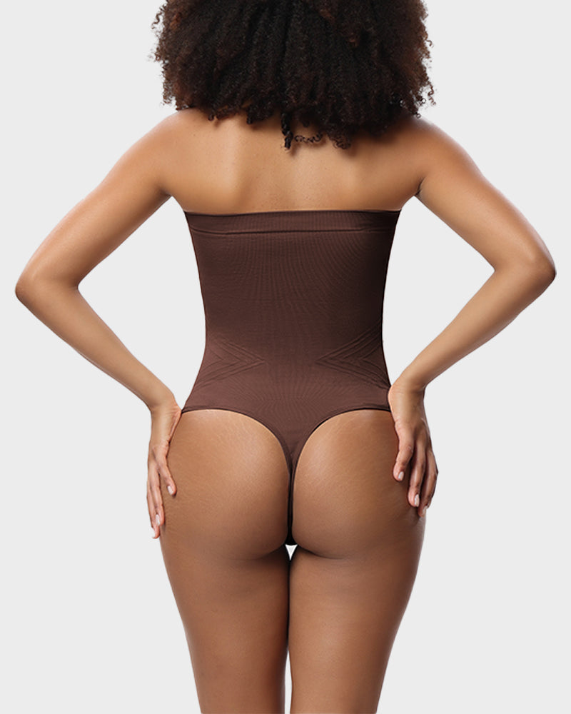 Seamless Strapless Shaping Bodysuit