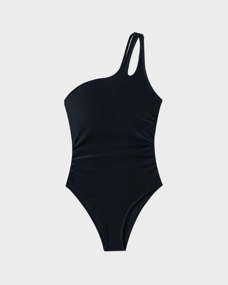 Elegance One-Shoulder Sculpting Swimsuit