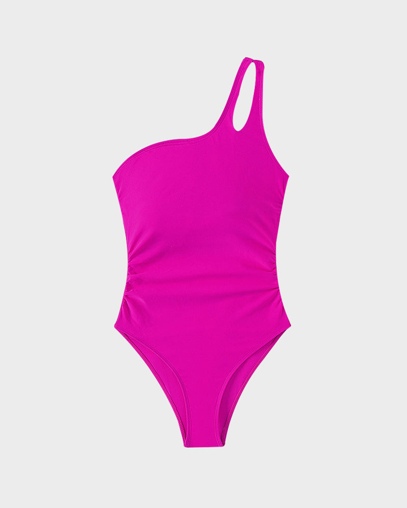 Elegance One-Shoulder Sculpting Swimsuit