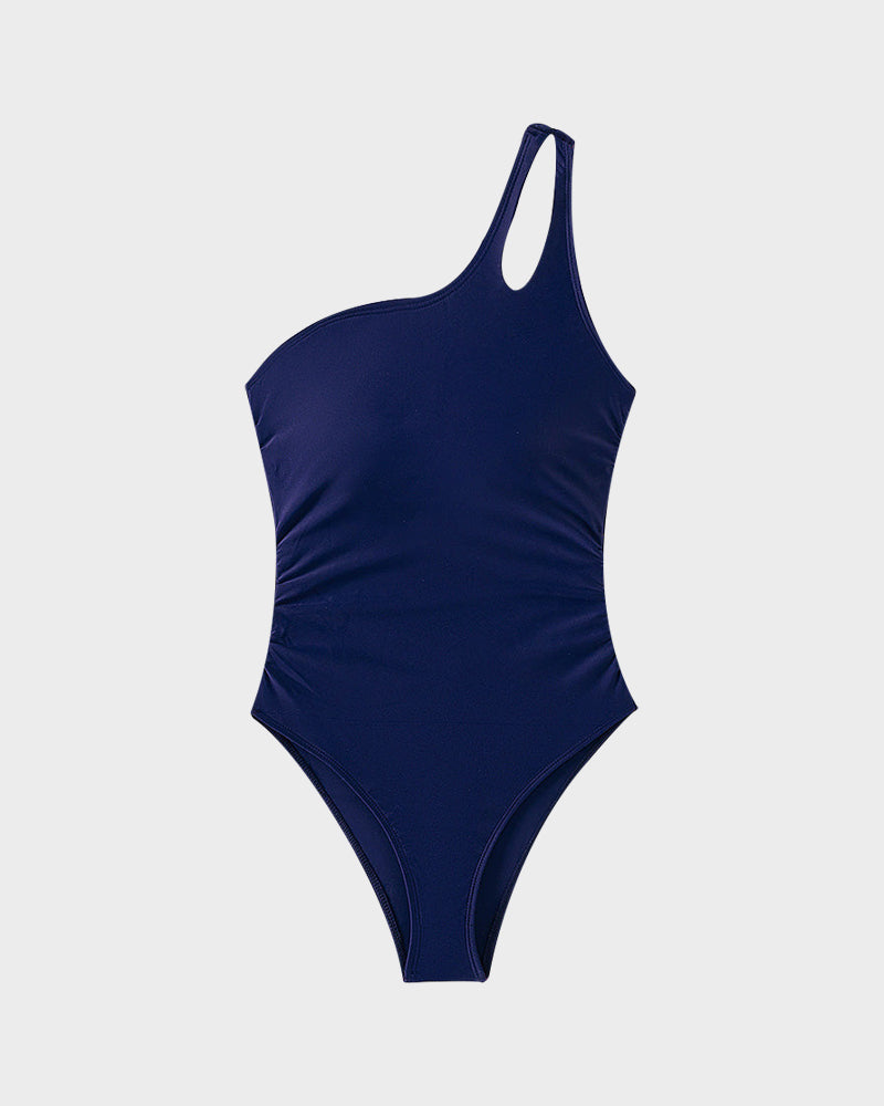 Elegance One-Shoulder Sculpting Swimsuit