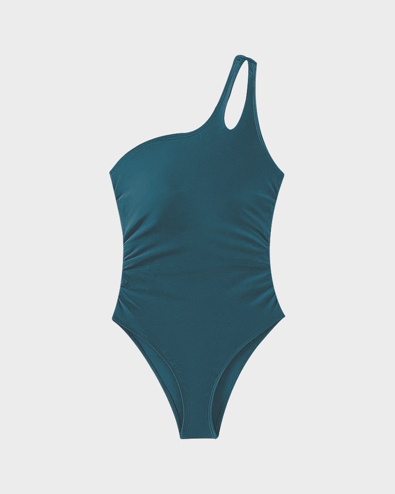 Elegance One-Shoulder Sculpting Swimsuit