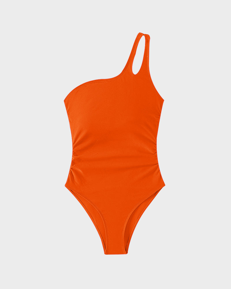 Elegance One-Shoulder Sculpting Swimsuit
