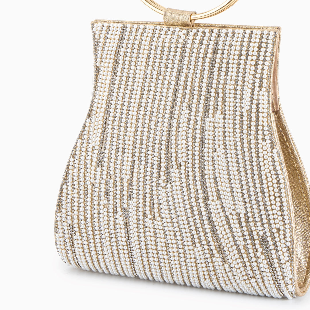 Luxe Shimmering Handbag - Elegant and Versatile Bag