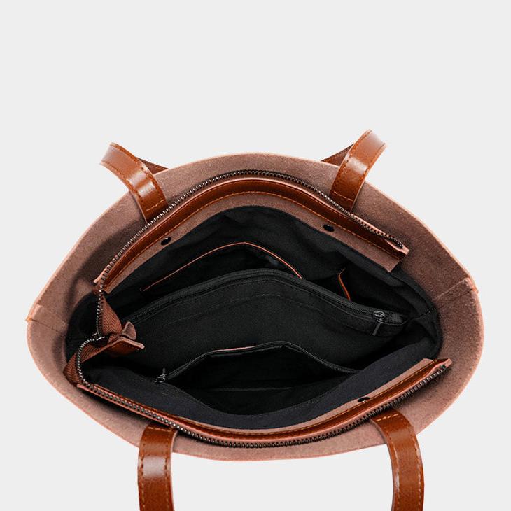 Structured Leather Tote