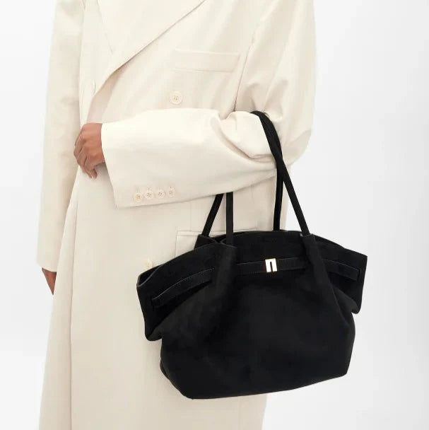 Allure Maxi Suede Tote Bag