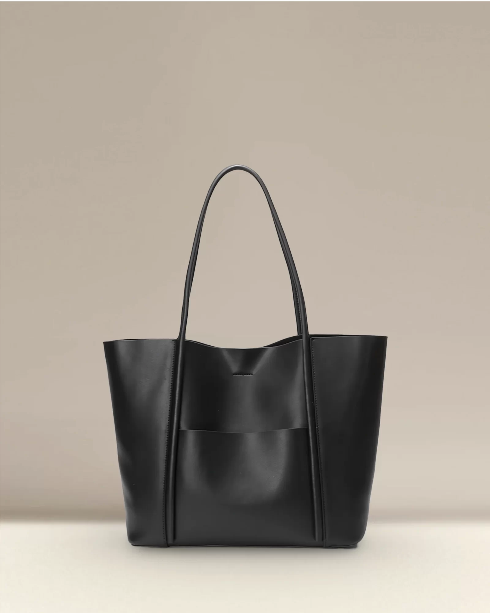 Urban Chic Leather Laptop Tote
