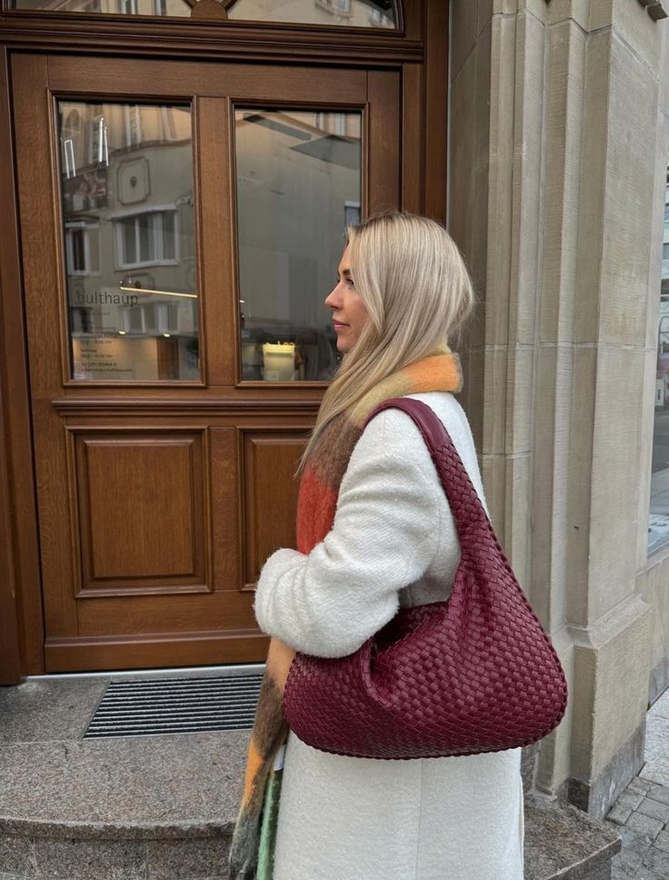 Aurelle Luxe Woven Handbag