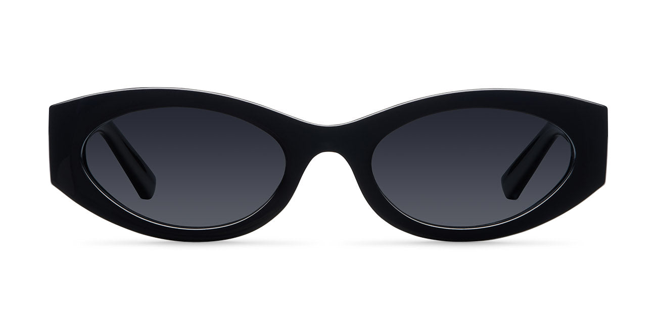 Eclipse Noir Oval Sunglasses