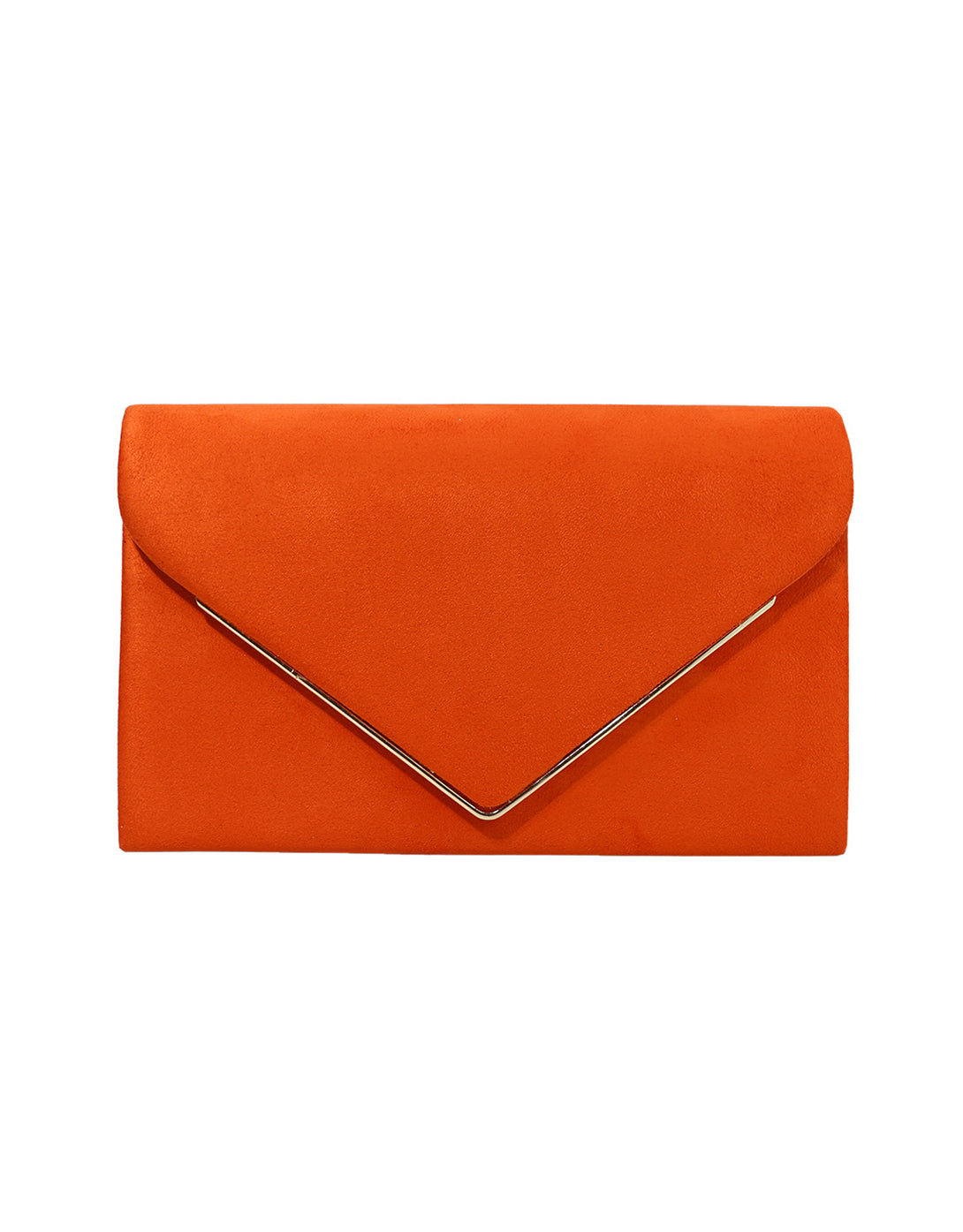 Noctura Suede Velvet Envelope Clutch