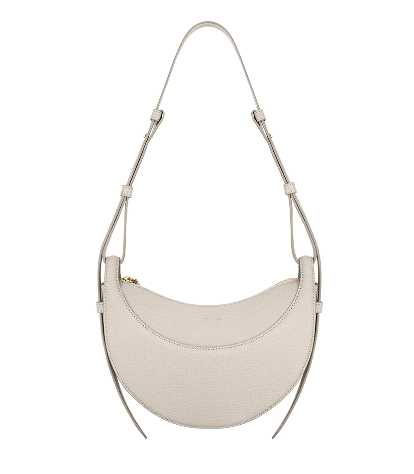Crescent Vegan Leather Shoulder Bag