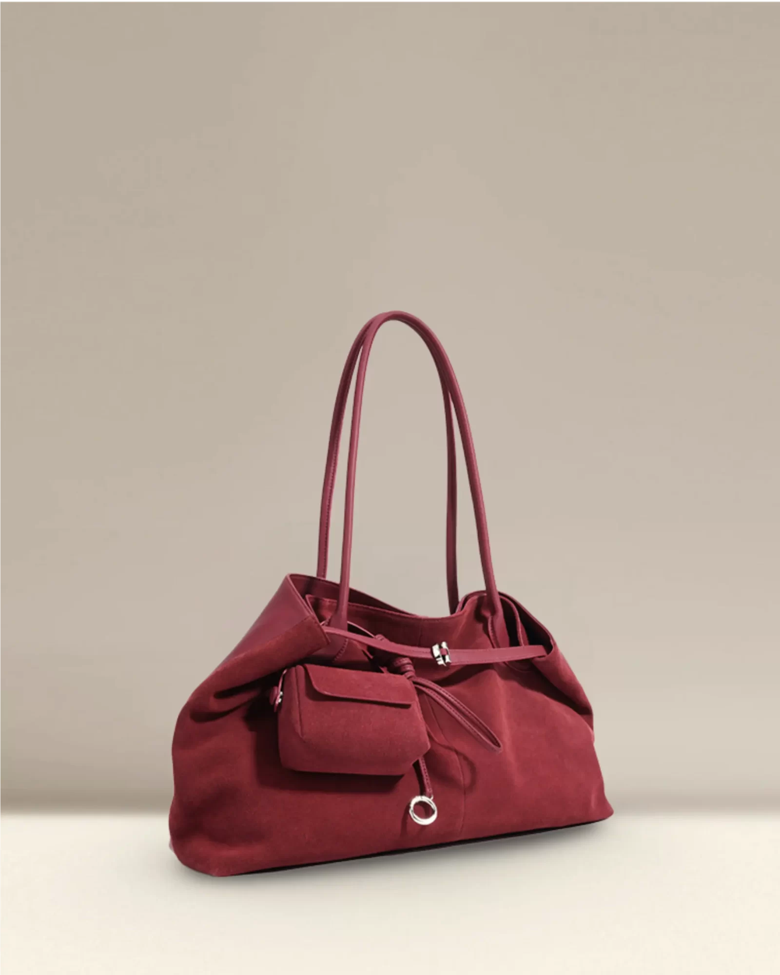 Elegant Suede Commuter Tote