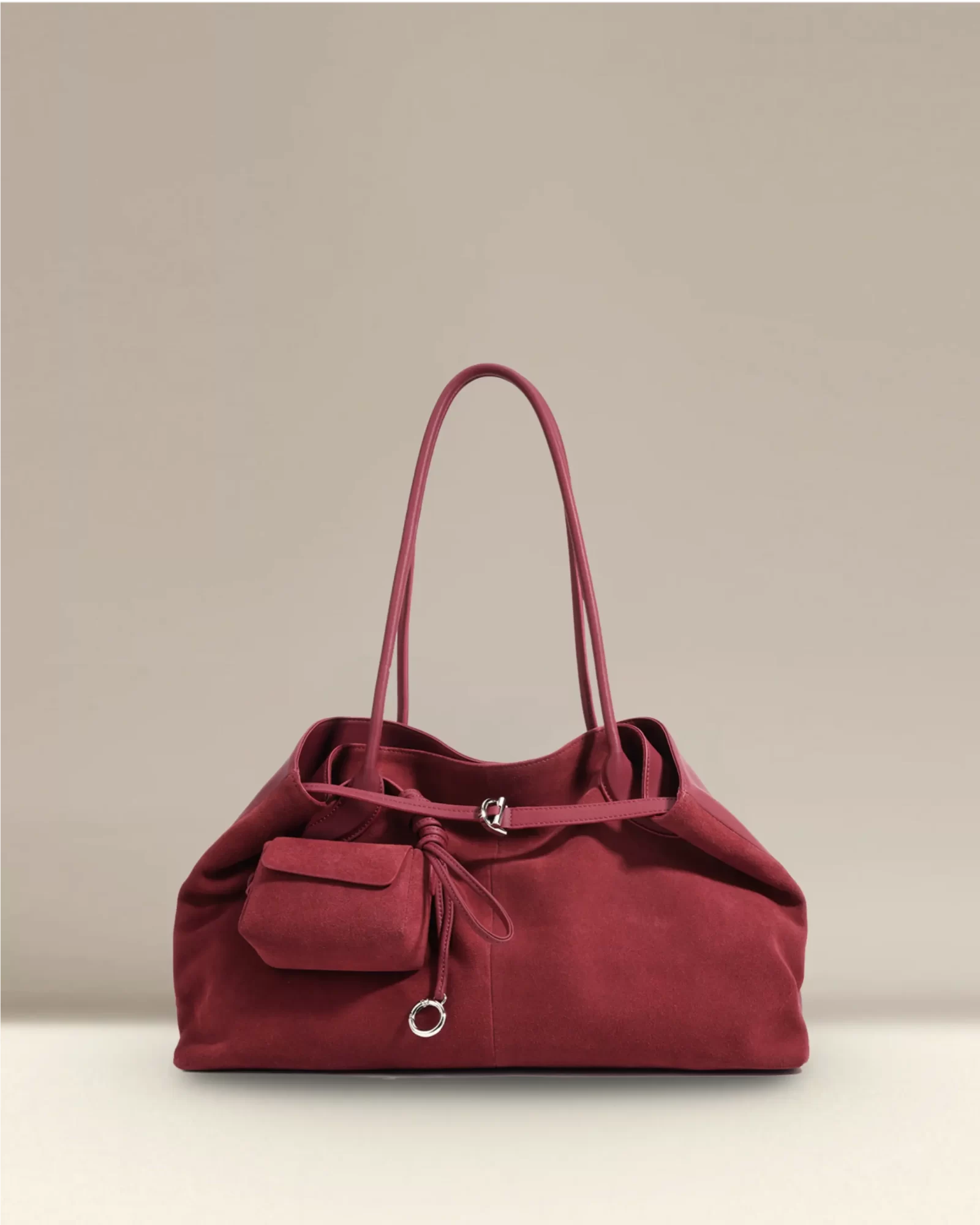 Elegant Suede Commuter Tote