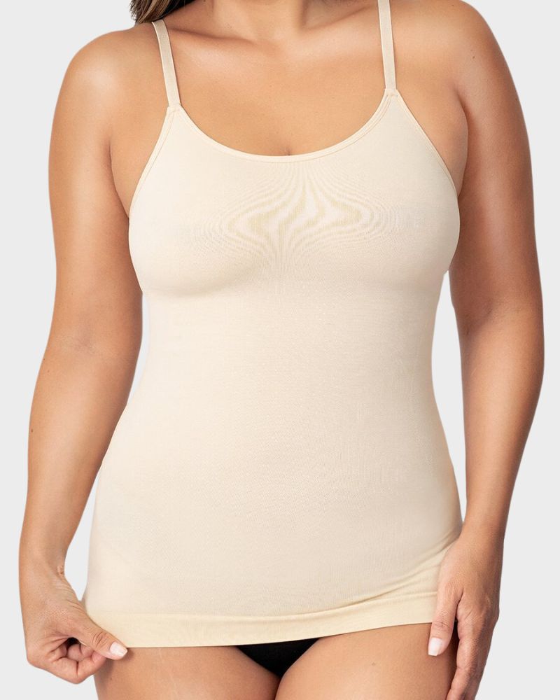 Elegance Scoop Neck Tummy Control Cami