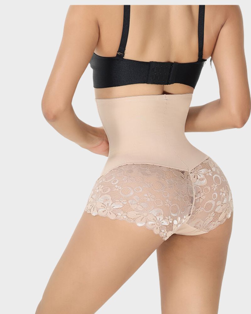 Elegance High-Waist Lace Sculpting Brief