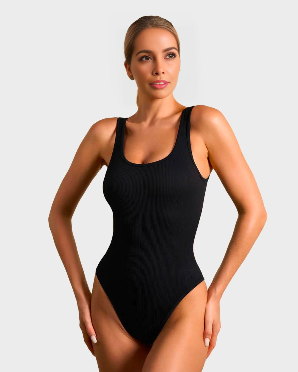 Seamless High-Waist Sculpting Bodysuit