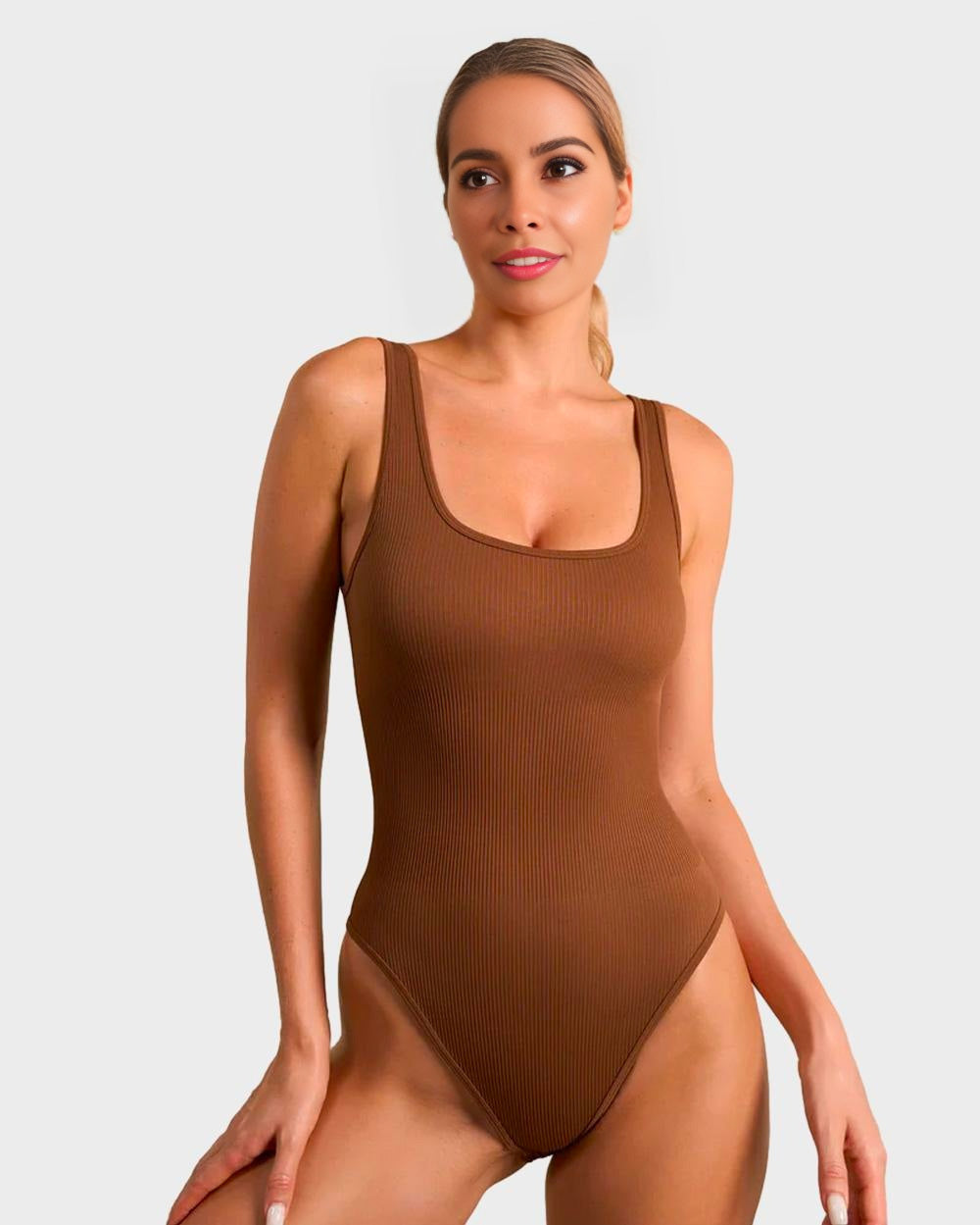 Seamless High-Waist Sculpting Bodysuit