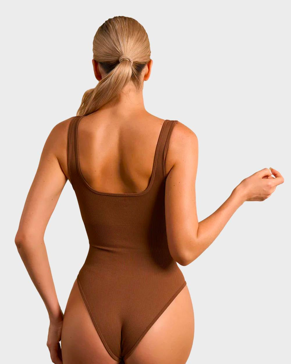 Seamless High-Waist Sculpting Bodysuit