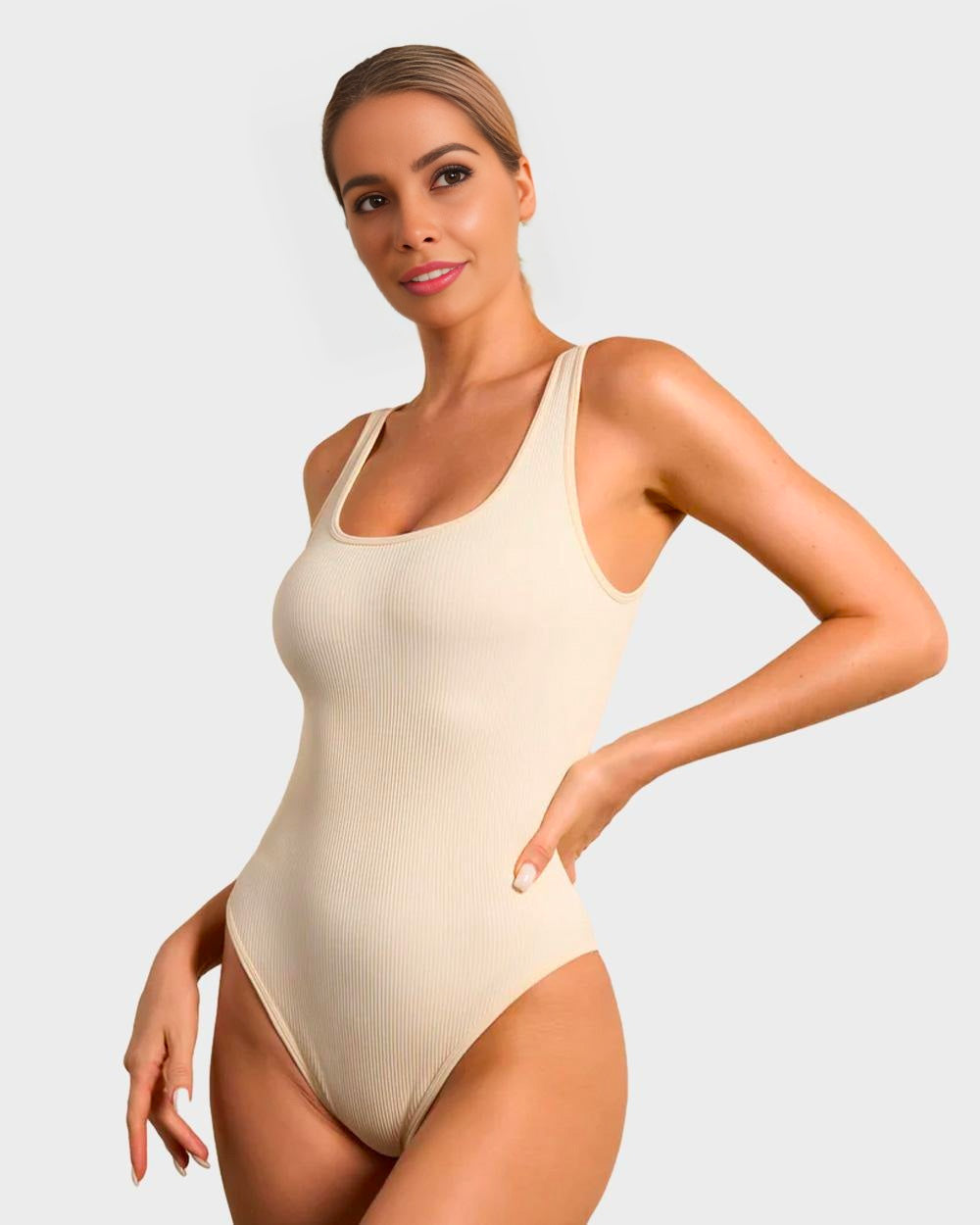 Seamless High-Waist Sculpting Bodysuit